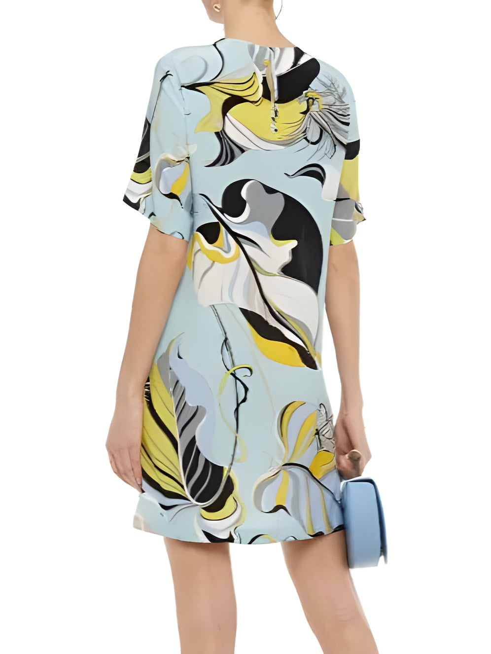 Frida Print Silk Mini Dress - Dresses