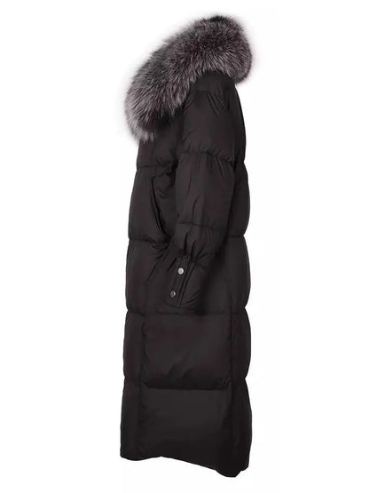 Fur-Trim Puffer Coat - Coats