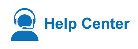 Blue help center icon with headset for Branna Couture troubleshooting checkout issues