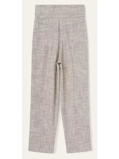 High-Waisted Linen-Blend Pants - Jeans & Pants