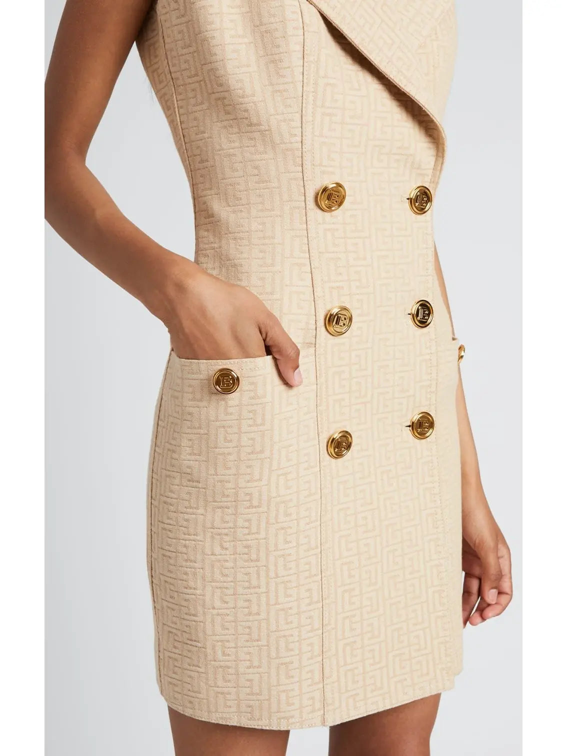 Monogram Jacquard Mini Blazer-Dress - Dresses