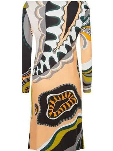 Paisley Abstract Printed Sheath Dress - Dresses