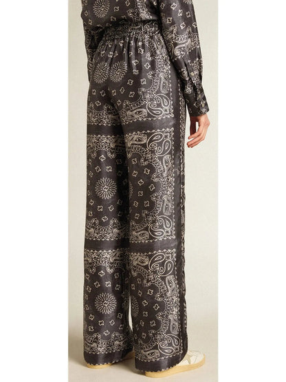 Paisley Anthracite Pants - Jeans & Pants