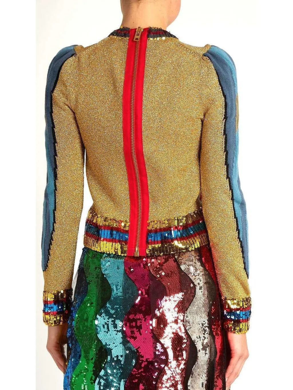 Parrot-Intarsia Sequin-Embellished Sweater - Sweaters & Knitwear