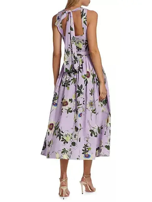 Passion Flower Cotton Dress - Dresses