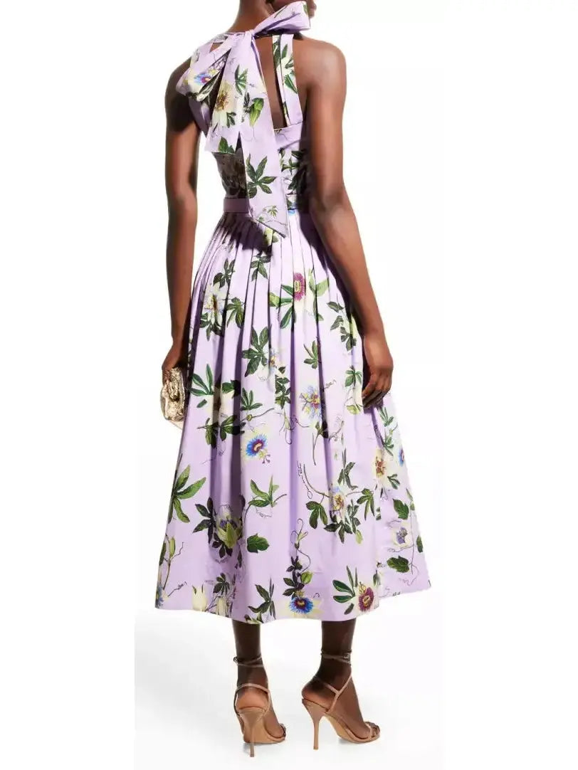 Passion Flower Cotton Dress - Dresses