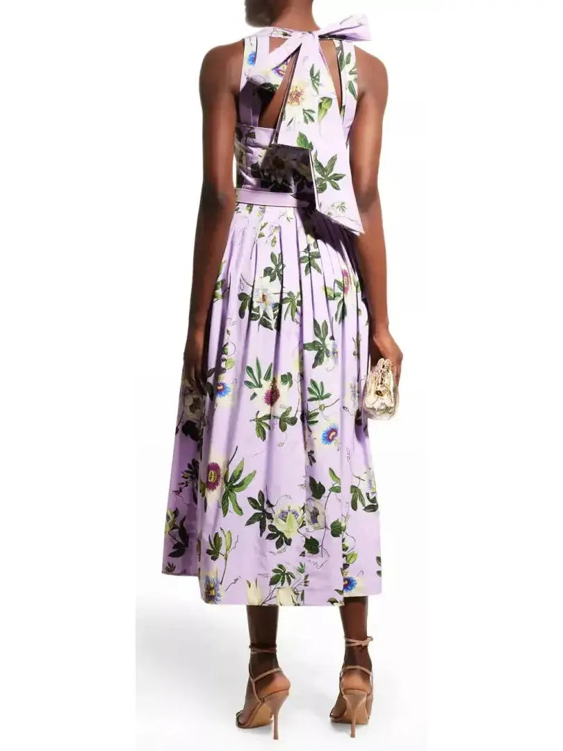 Passion Flower Cotton Dress - Dresses