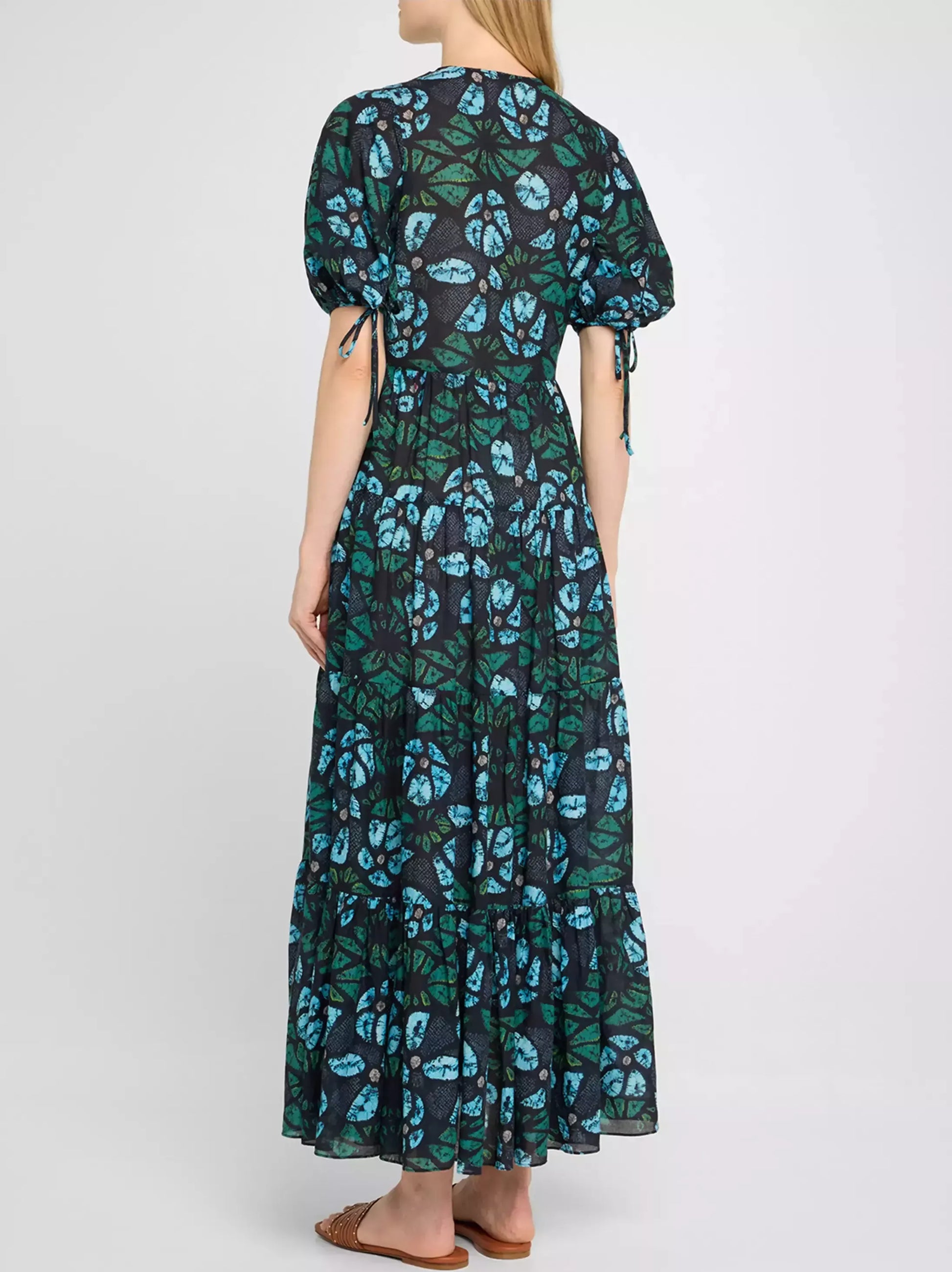 Printed Coverup Beach Dress - Dresses