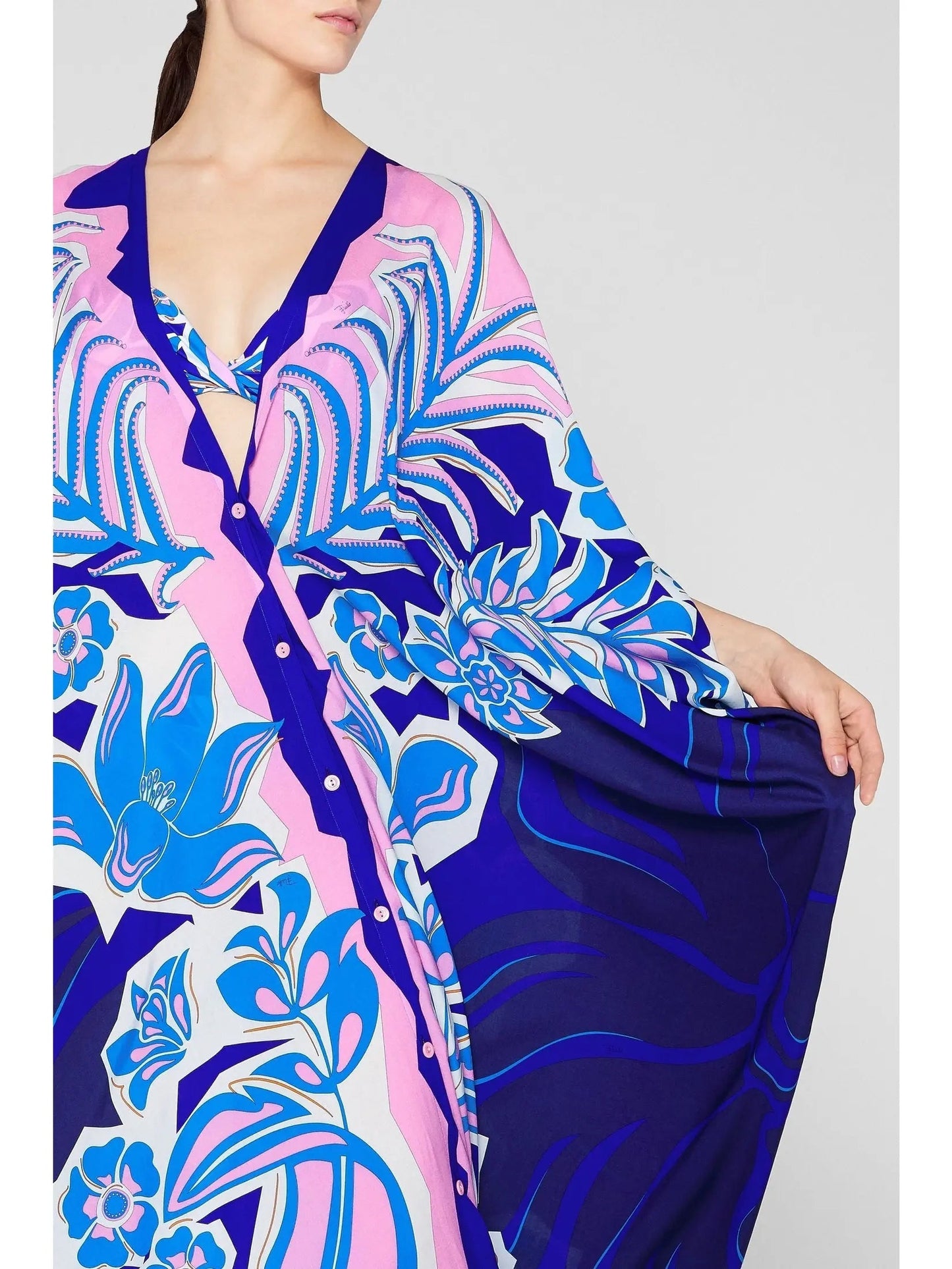 Samoa Print Kaftan - Dresses