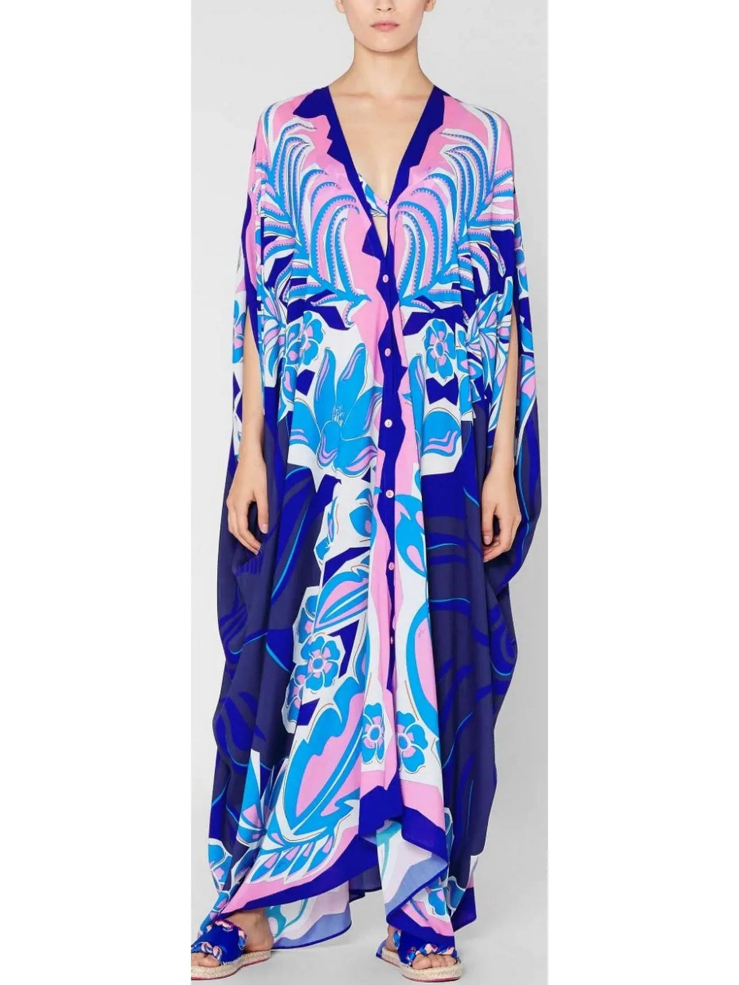 Samoa Print Kaftan - s - Dresses