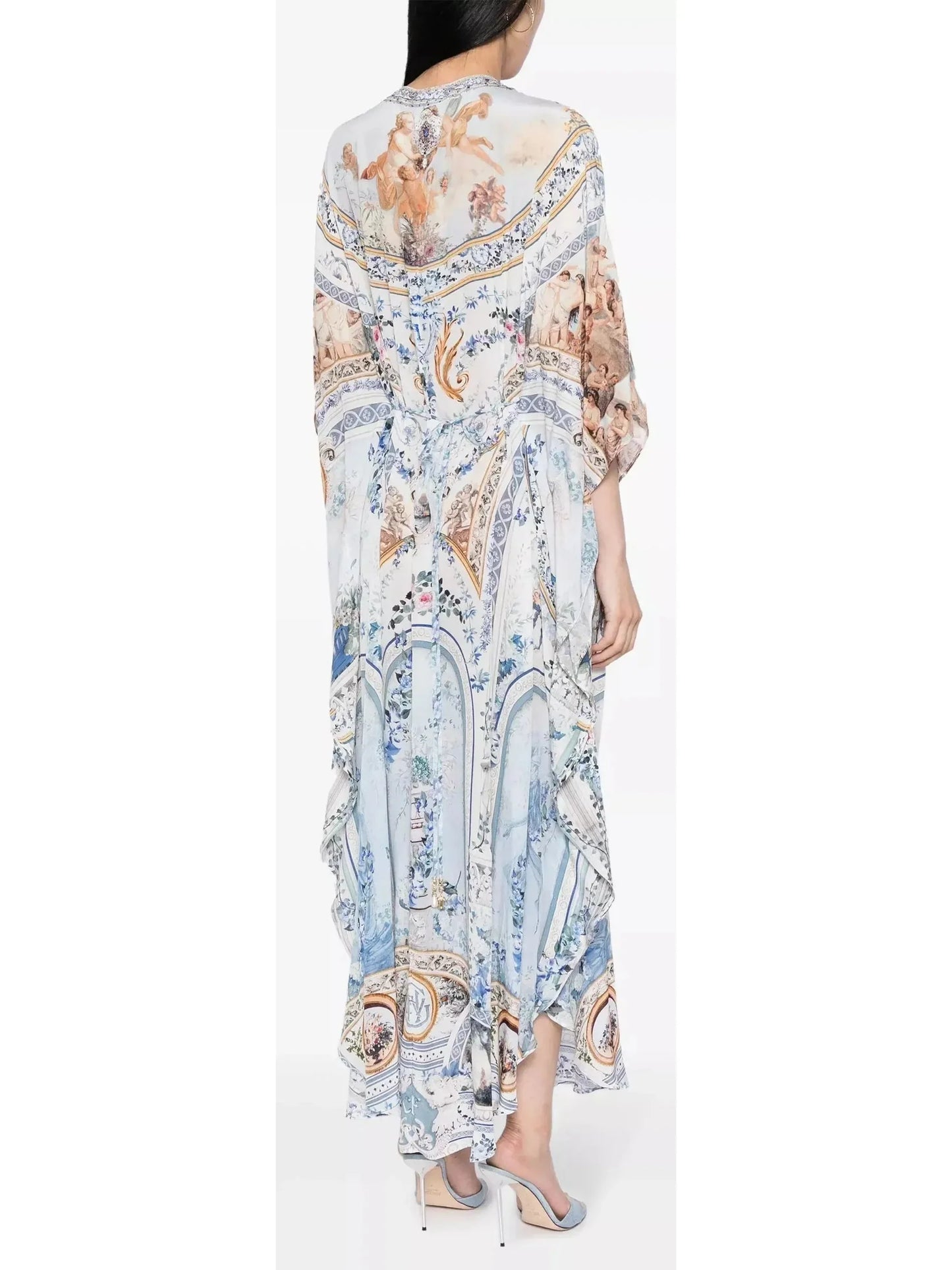 Season Of The Siren Gathered Waist Kaftan Dress - Dresses