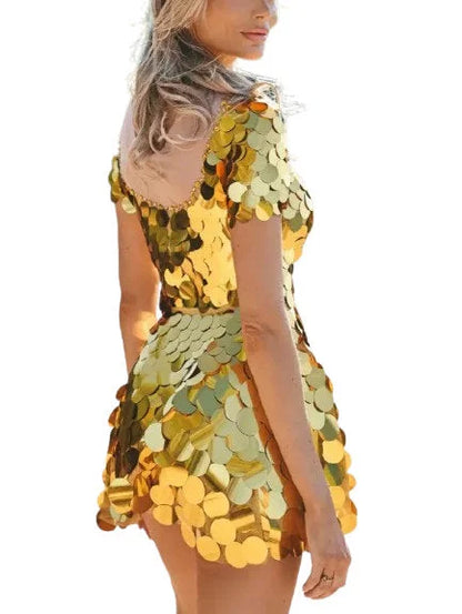 Sequin-Embellished Bodysuit and Skirt Set - Suits & Sets