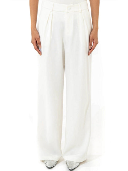 Sequin Embroidered White Blazer and Pant Suit - Suits & Sets