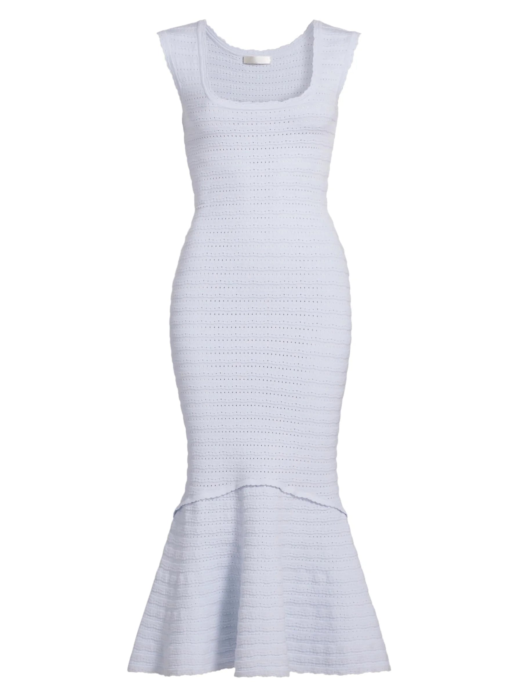 Sleeveless Knit Scoop-Neck Midi Dress - Dresses