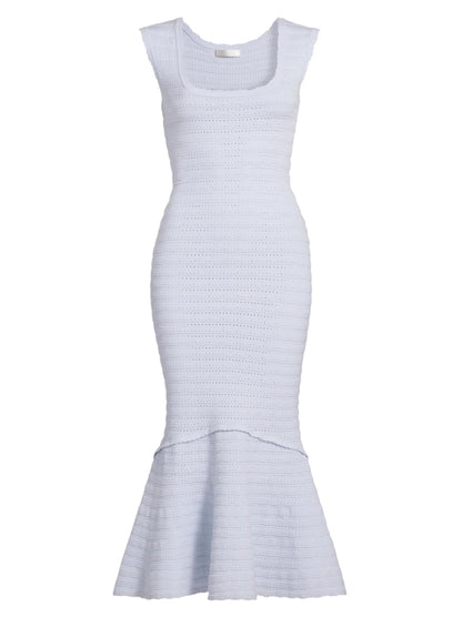 Sleeveless Knit Scoop-Neck Midi Dress - Dresses