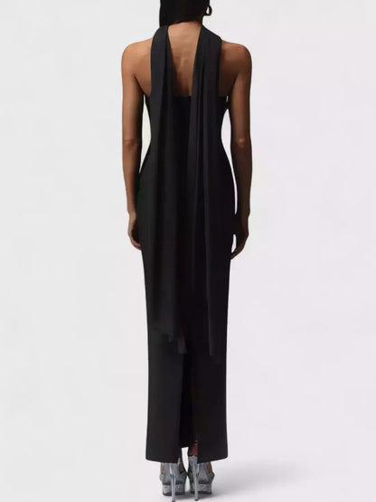 Strapless Embellished Bodycon Maxi Dress - Dresses