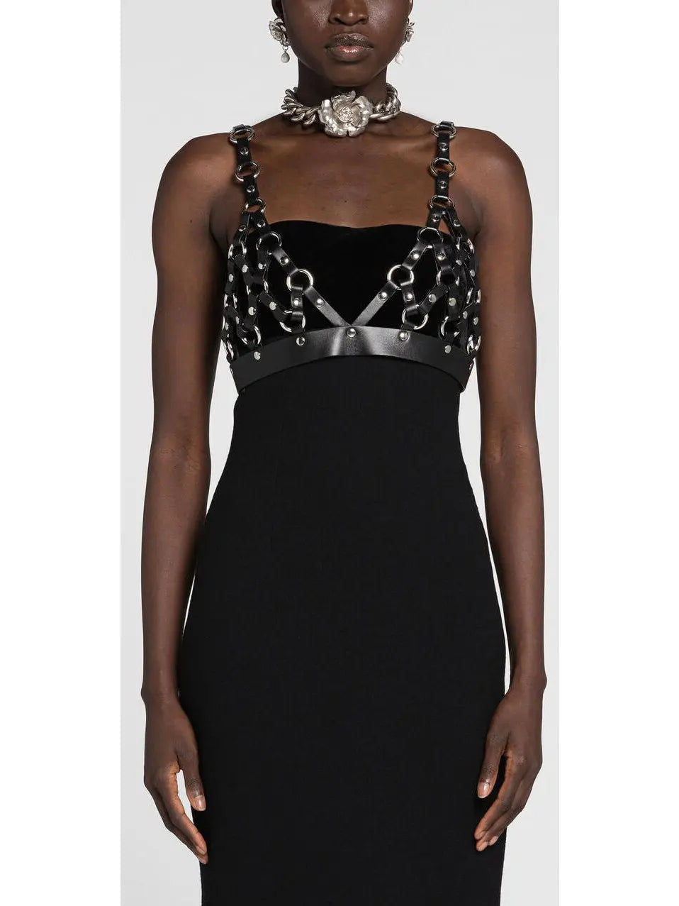 Strapless Harness Dress - Dresses