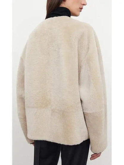 Teddy Shearling Clasp Jacket - Jackets