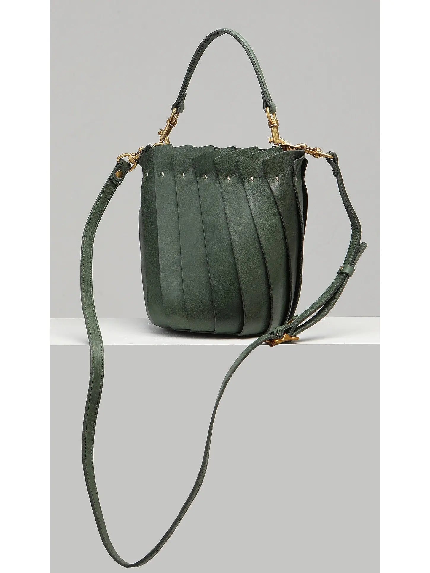 The Blooming Leather Bucket Bag - Handbags